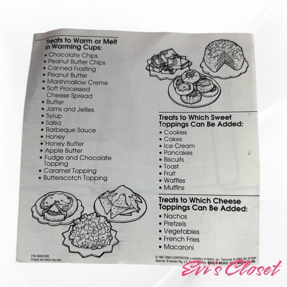Easy Bake Oven #15920 & Snack Center Vintage 1992 Kenner w/ Box + Accessories - Picture 15 of 16